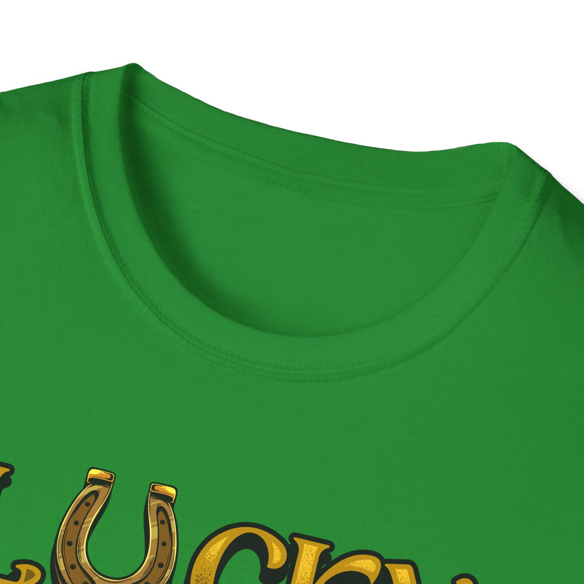 Lucky F Gold | Deluxe Irish Green Tee