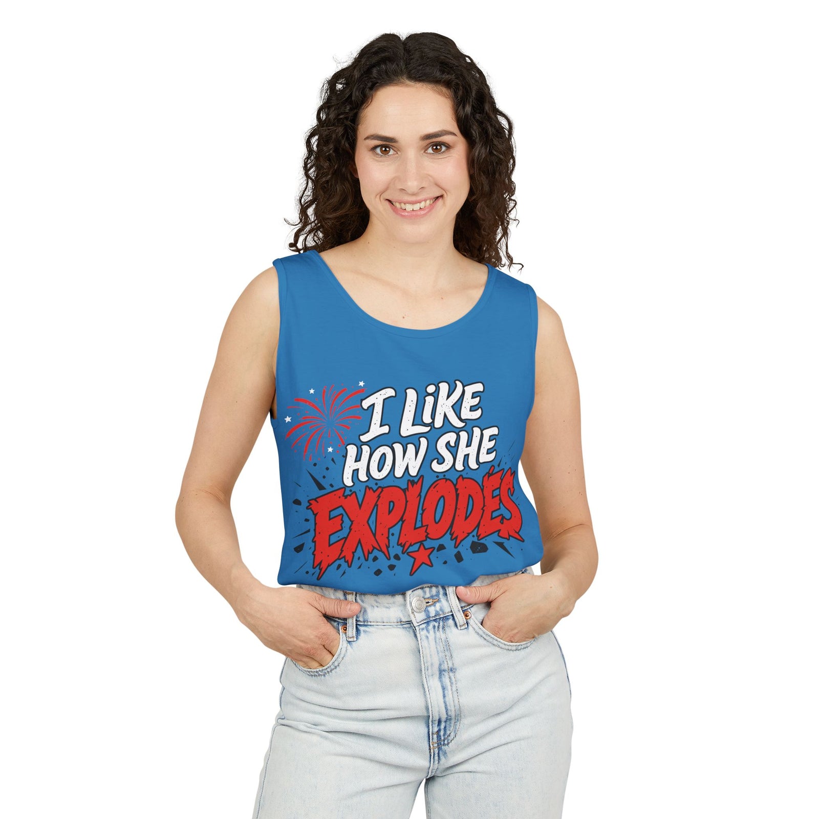 I Like How She Explodes | Comfort Colors® Tank Top
