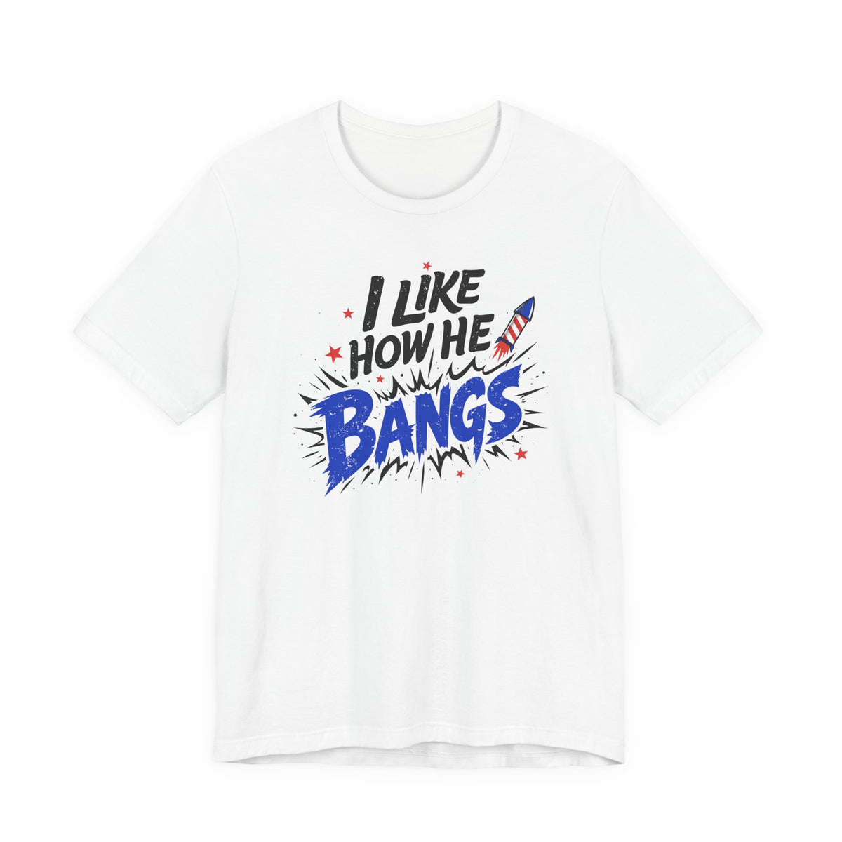 I Like How He Bangs | Luxury Tee