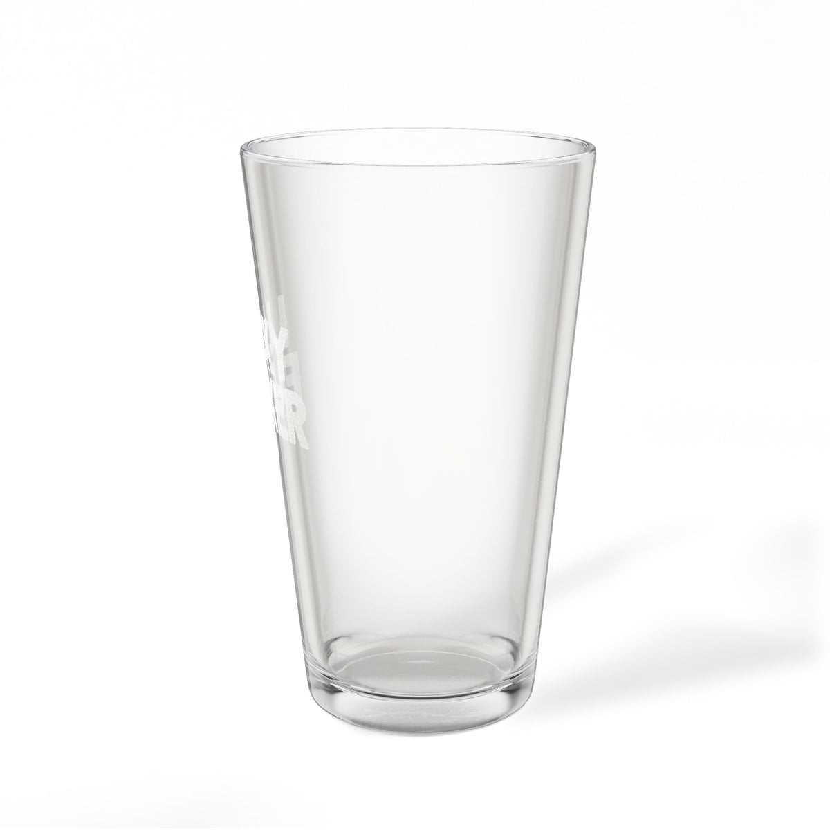 Engraved Pint Glass — "Lucky F*cker" 16oz