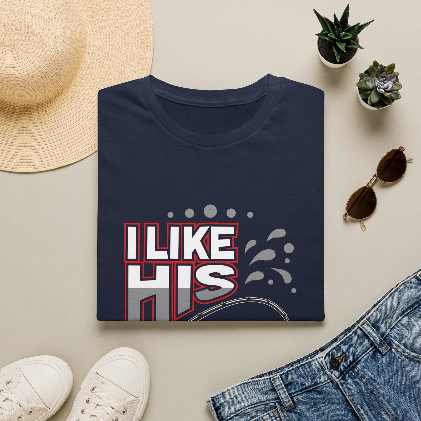 I Like His Pole | Deluxe Tee