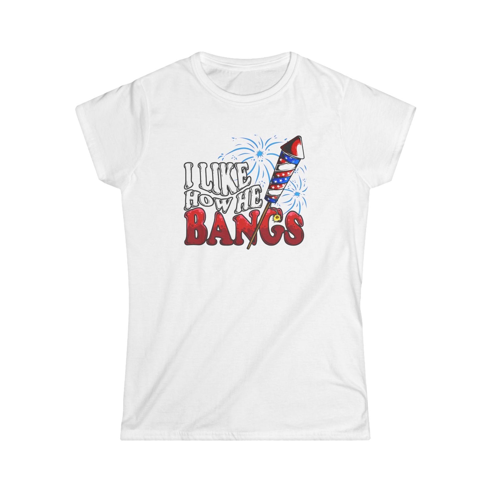 I Like How He Bangs | Ladies Tee