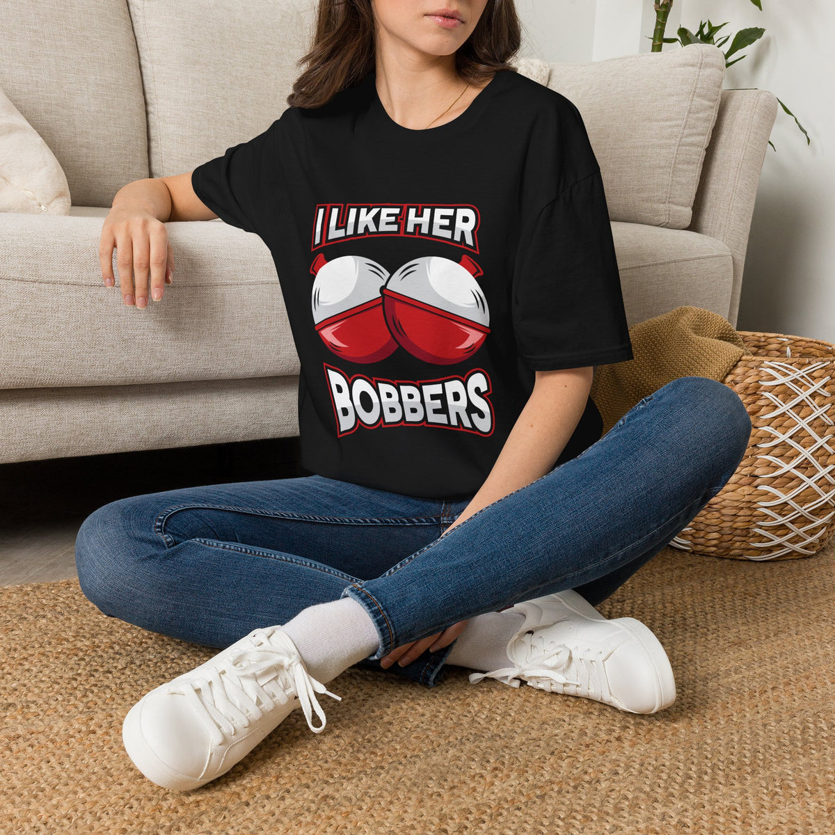 I Like Her Bobbers | Deluxe Tee
