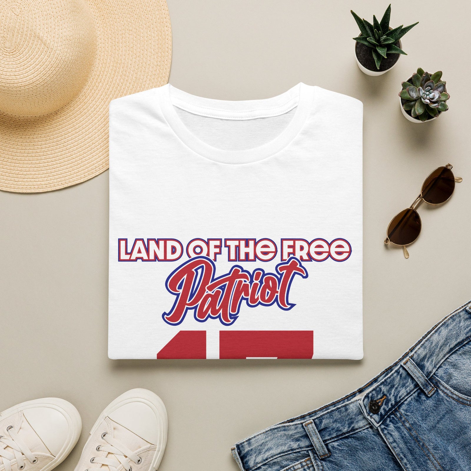 Land of the Free Patriot 17 | Unisex Deluxe Tee