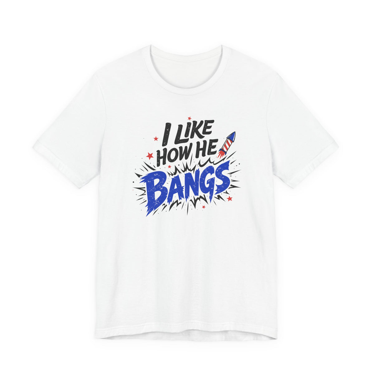 I Like How He Bangs | Luxury Tee