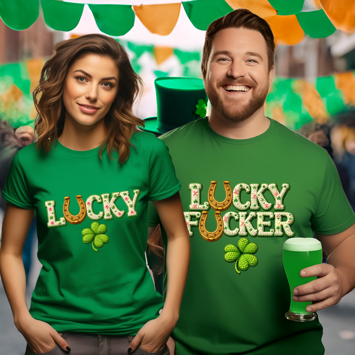 Lucky &amp; Lucky F Deluxe St Patrick's Day Tees {Limited Edition}