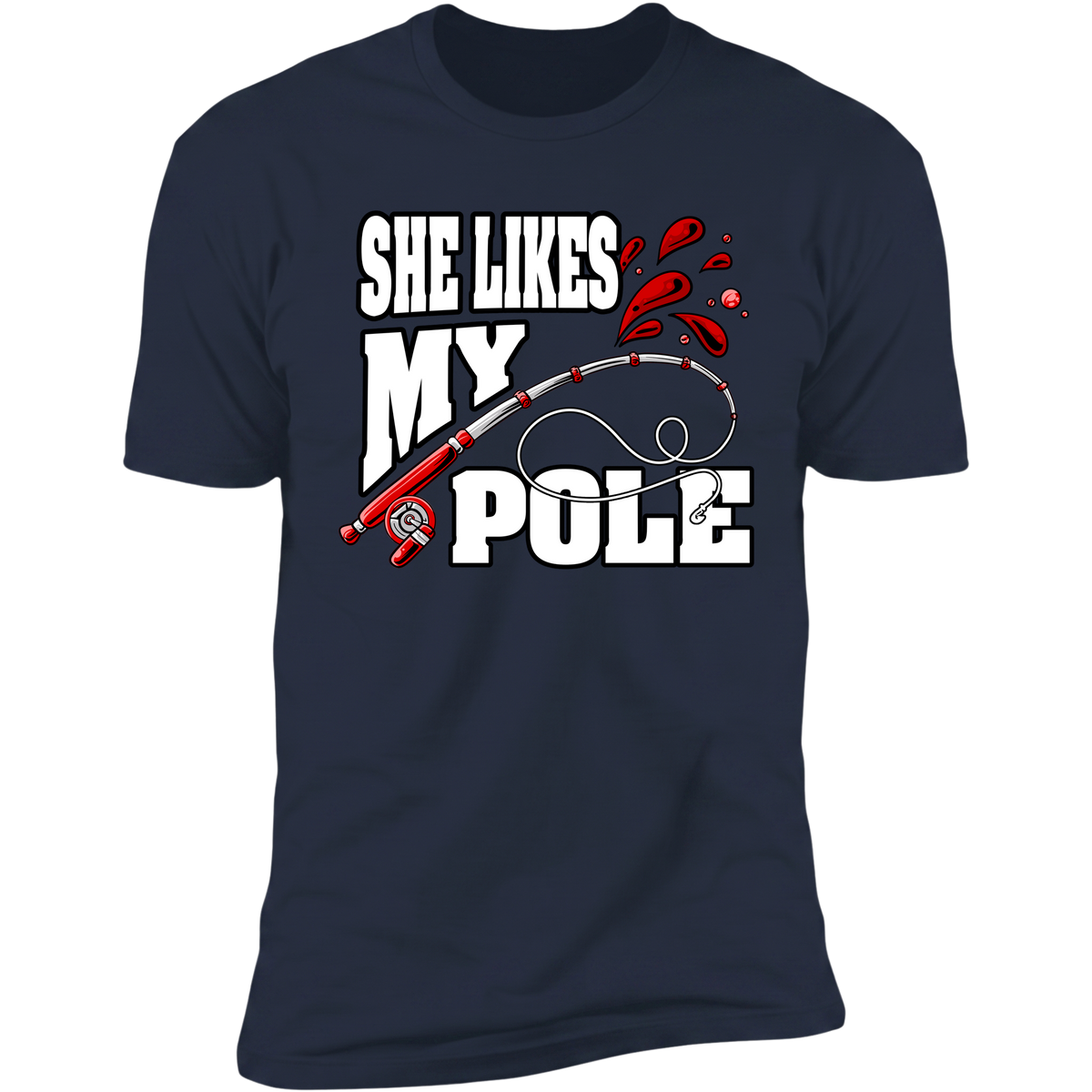 She Likes My Pole v2 - Navy