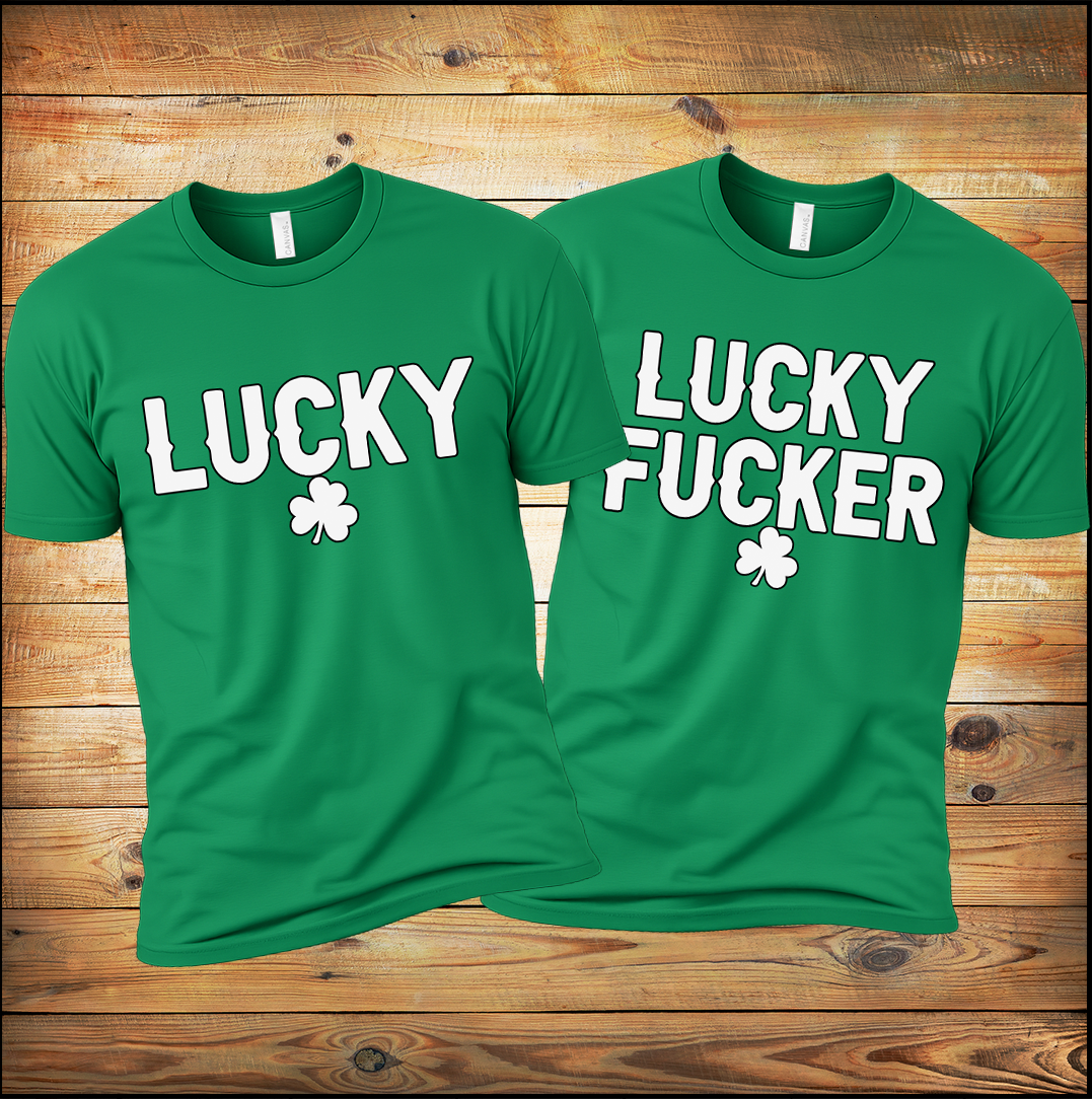 Lucky & Lucky F Deluxe St Patrick's Day Tees