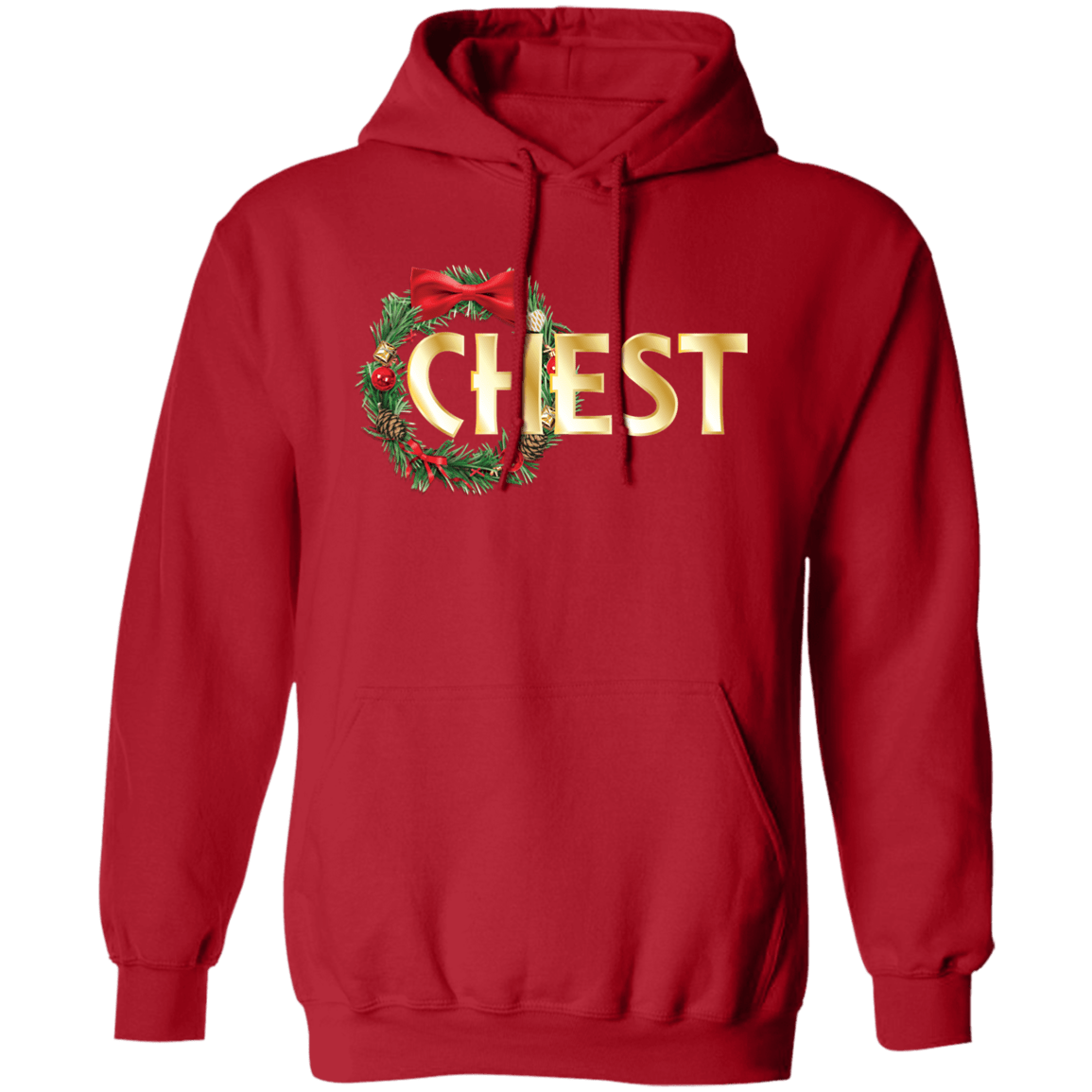 Chest | Red Christmas Hoodie