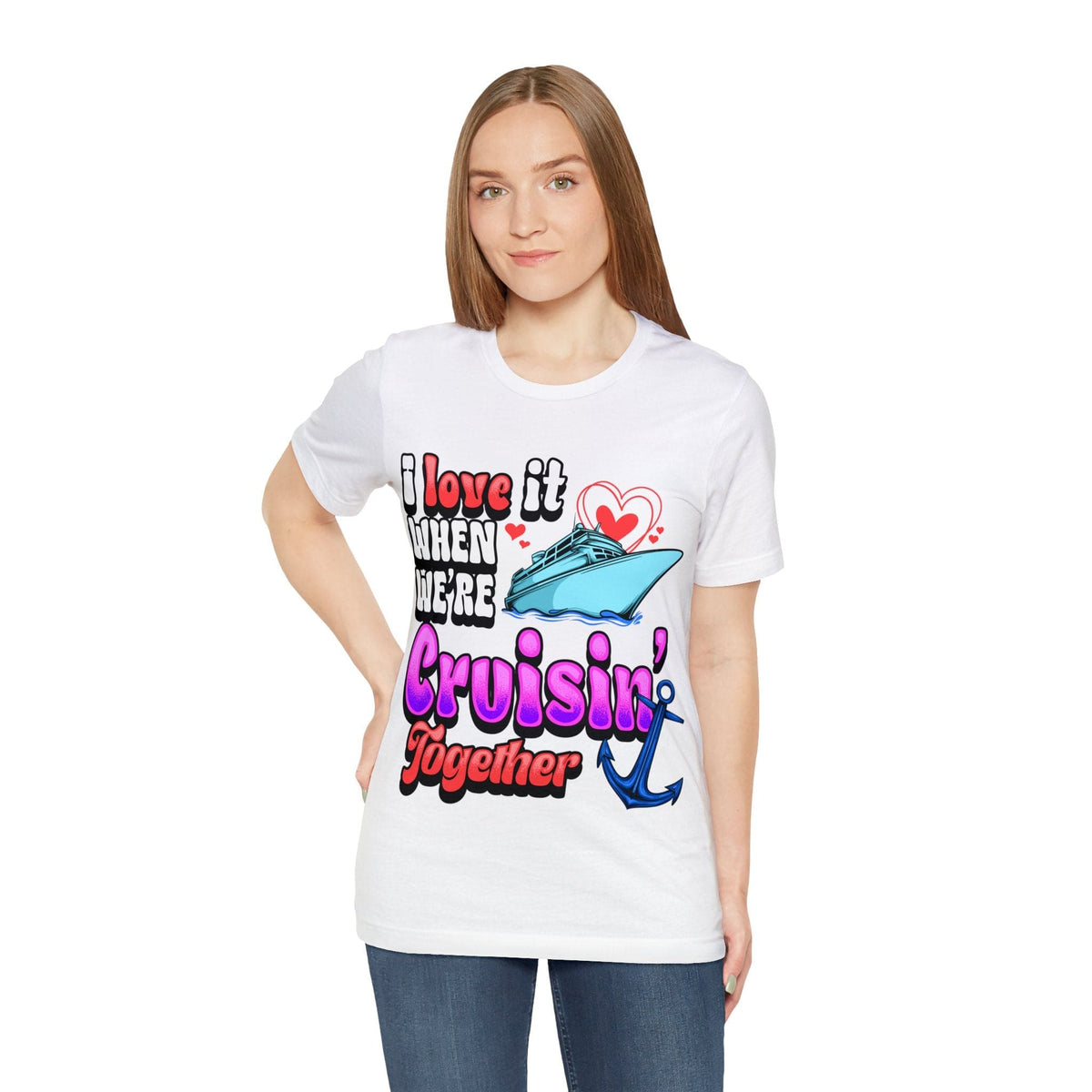 Couples Cruisin Deluxe Tee For Your Next Cruise