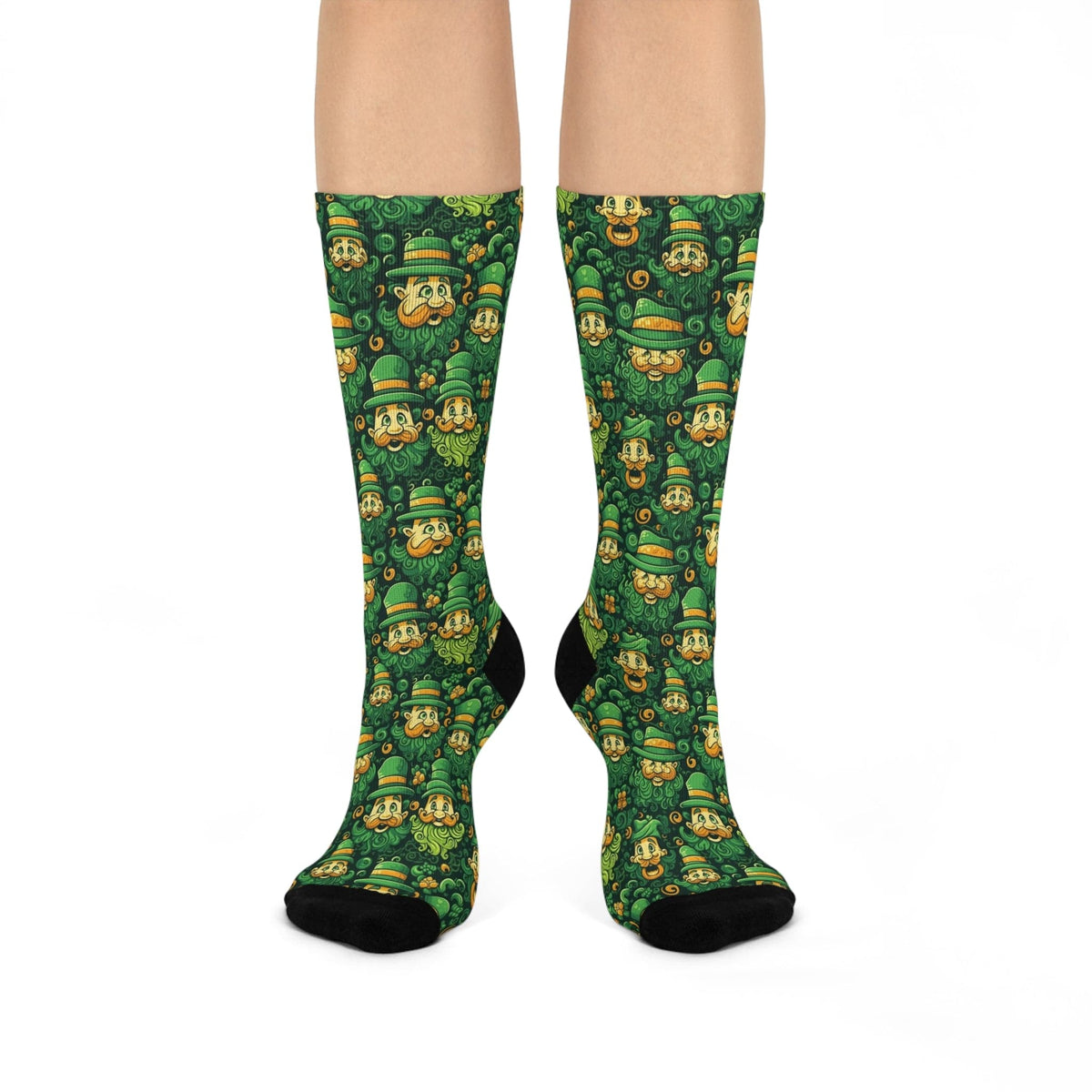 Crazy Leprechaun  Cushioned Crew Socks