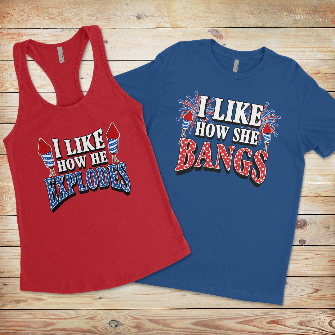 I Like How She Bangs | Deluxe Tee