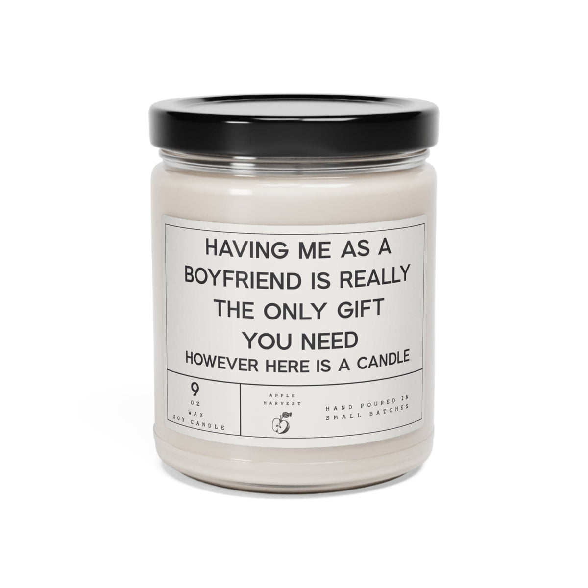 Funny Valentine's Day Scented Soy Candle, 9oz