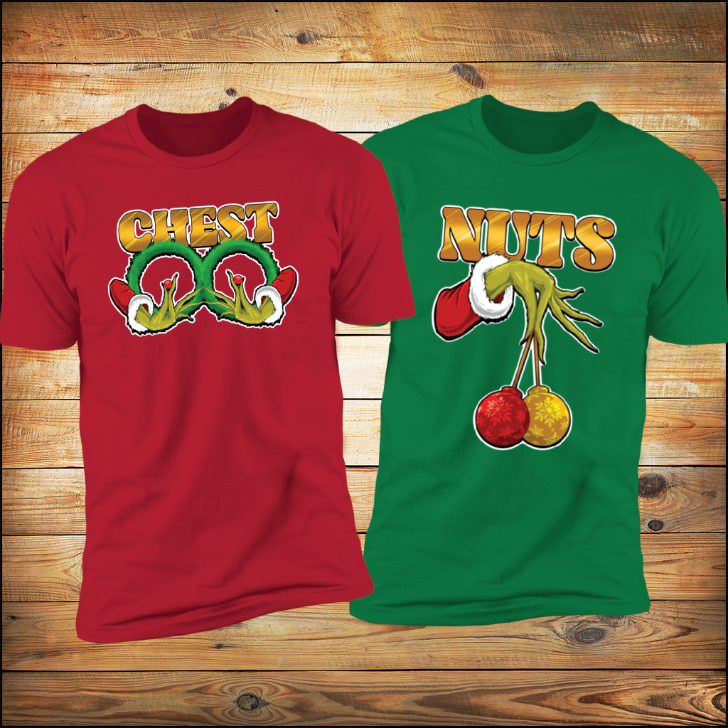 Grinch Chestnuts Christmas Tees