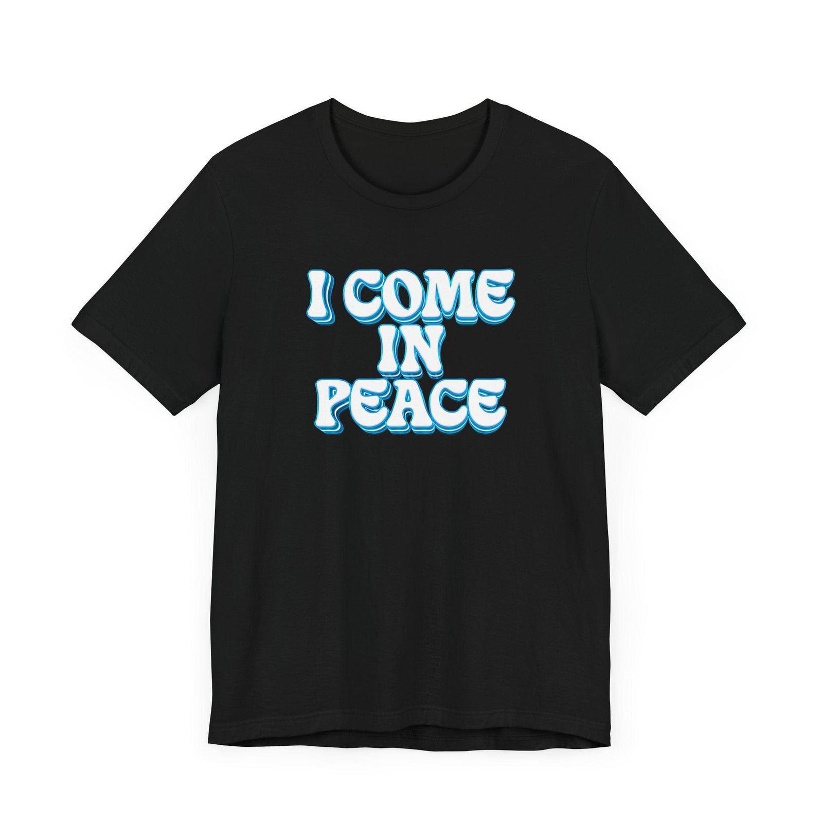 I Come In Peace | Deluxe Navy Unisex Tee