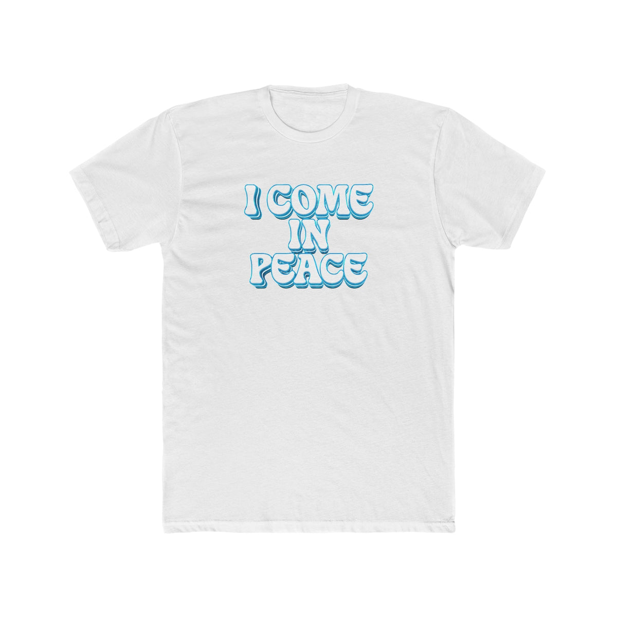 I Come In Peace | Deluxe Tee | Navy