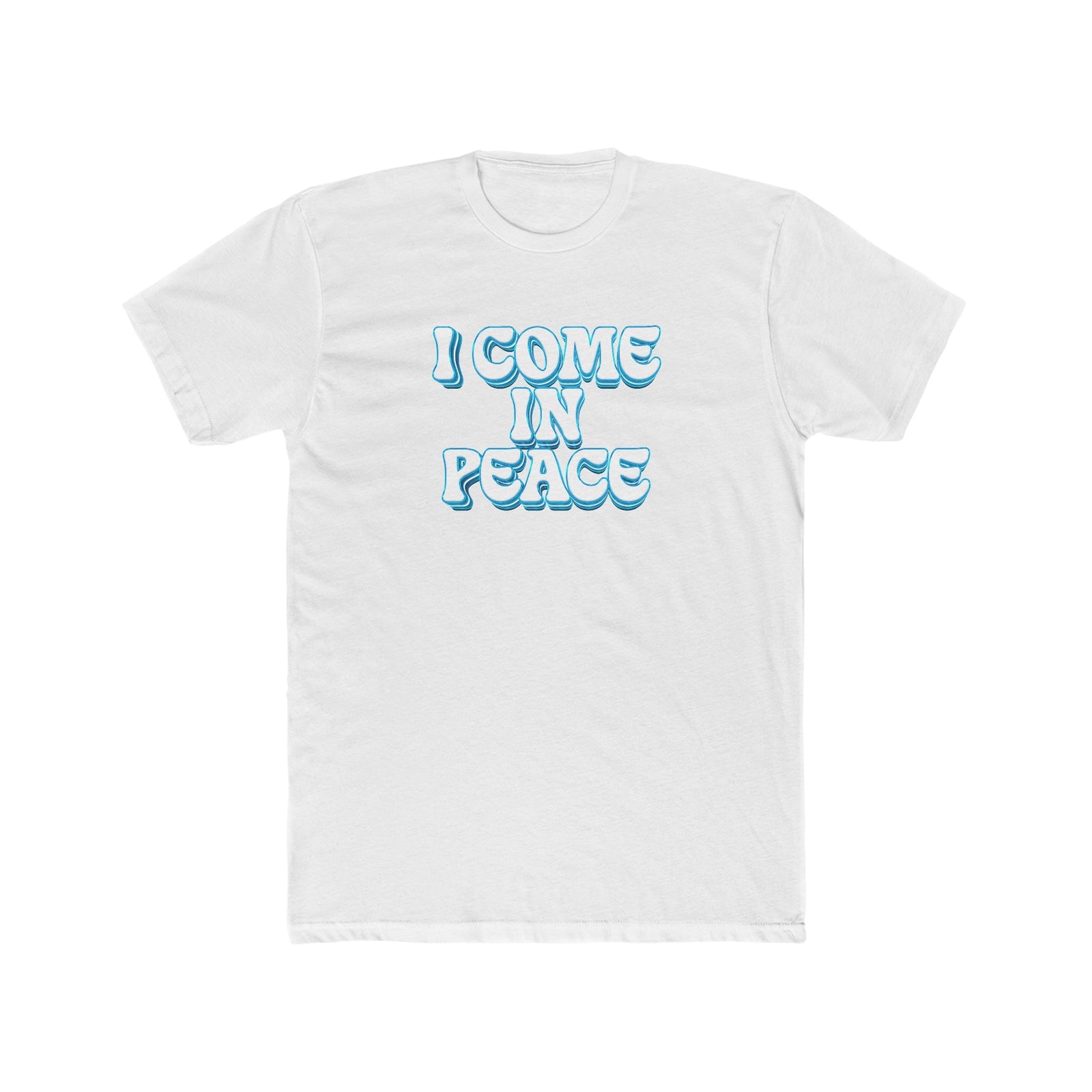 I Come In Peace | Deluxe Tee | Navy