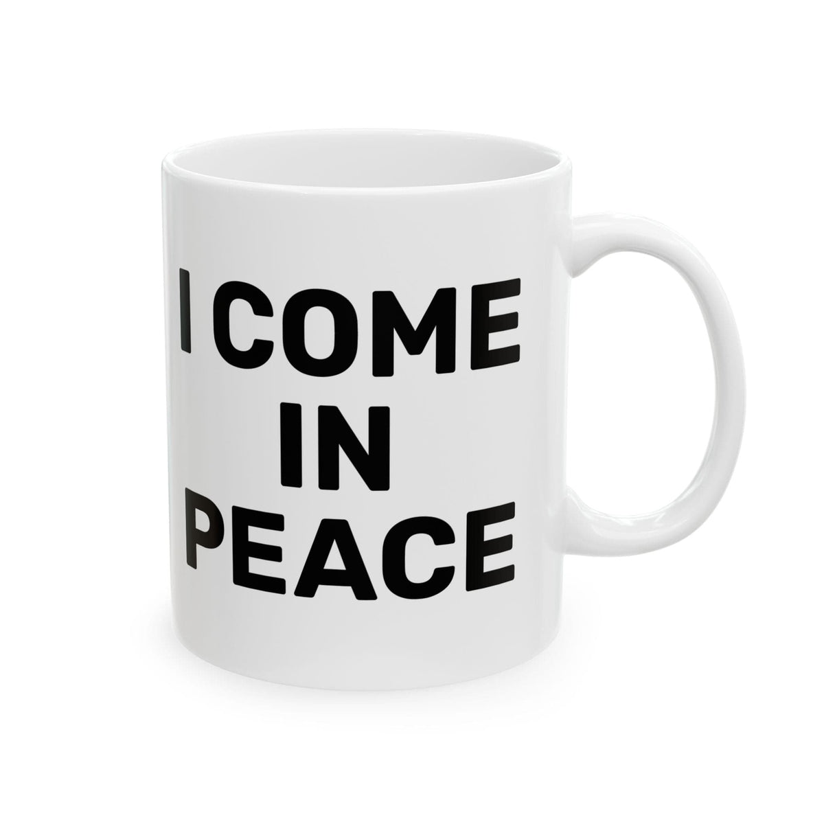 I Come in Peace –& I'm Peace Matching Couples Mug Set