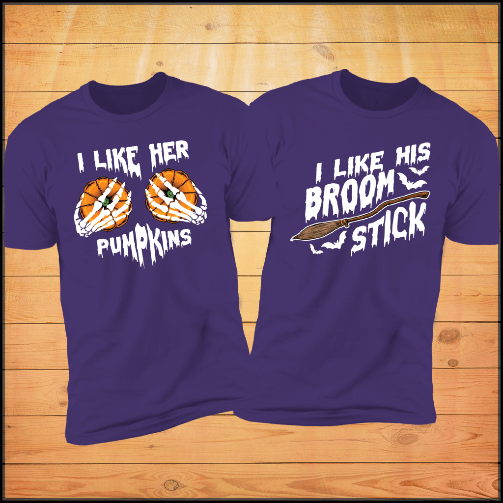 I Like Her Pumpkins &amp; I Like His Broomstick