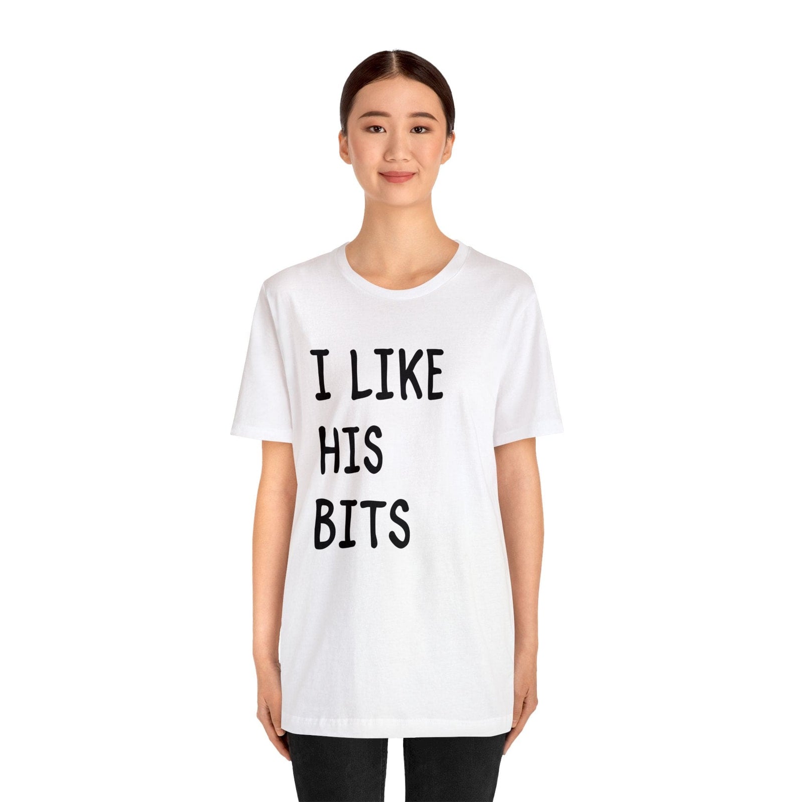 I Like His Bits Deluxe Unisex Tee