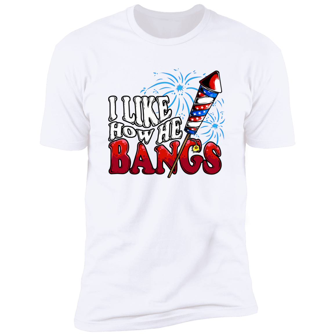 I Like How He Bangs | Deluxe Tee