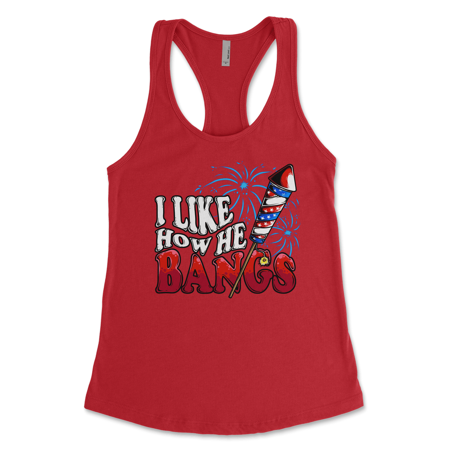 I Like How He bangs Racerback Tank