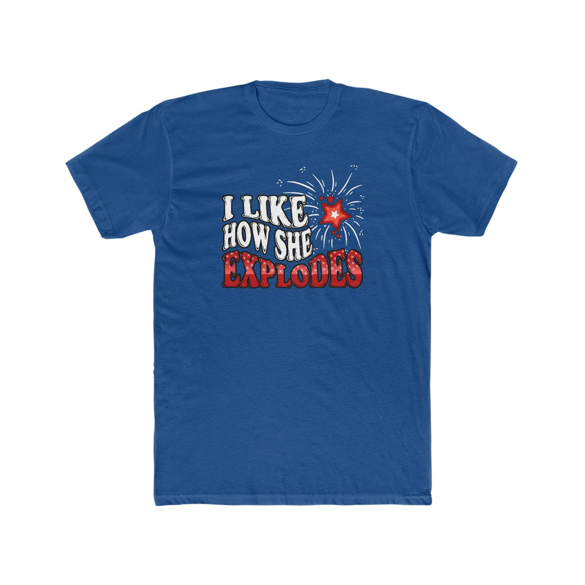 I Like How She Explodes Deluxe Men's Tee