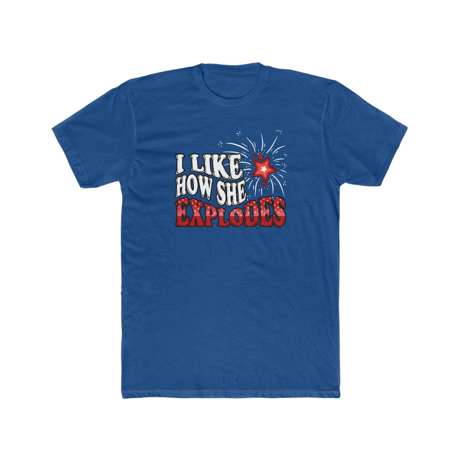 I Like How She Explodes Deluxe Men's Tee