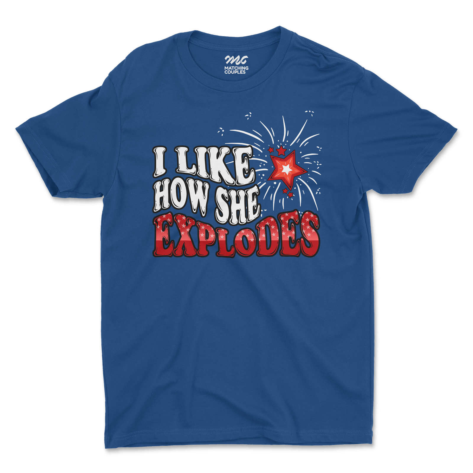 I Like How She Explodes Deluxe Men's Tee