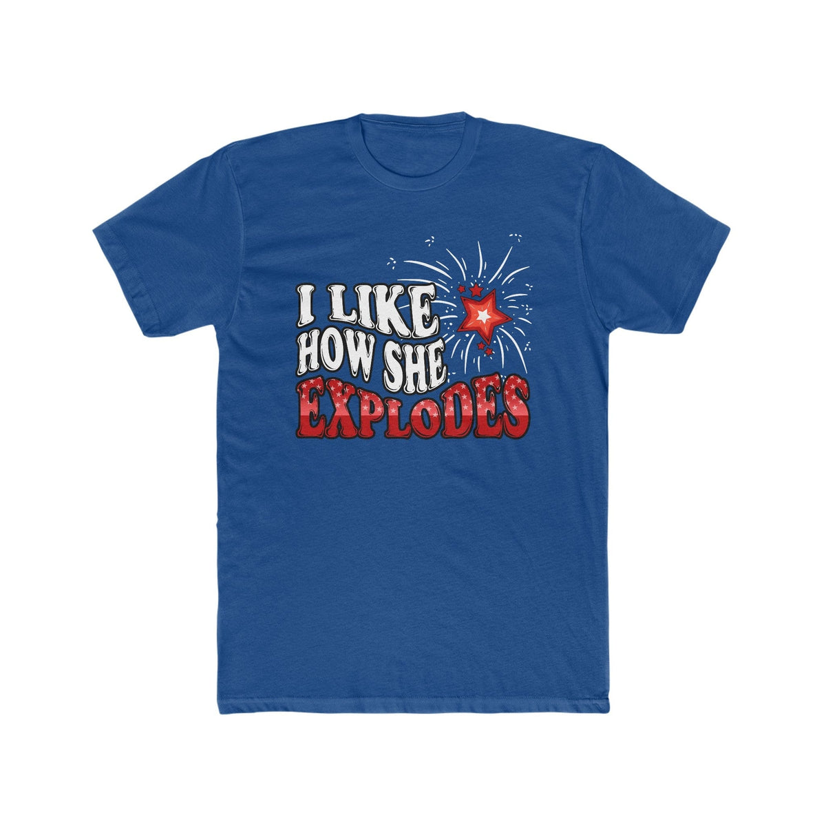 I like How She Explodes Deluxe Men's Tee