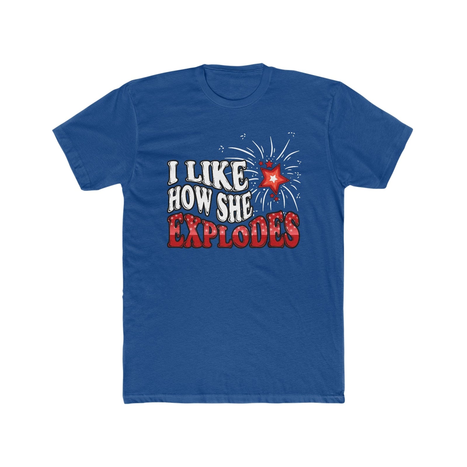 I like How She Explodes Deluxe Men's Tee