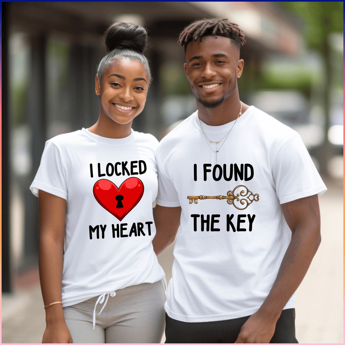 I Locked My Heart & I Found The Key - Couples Shirts