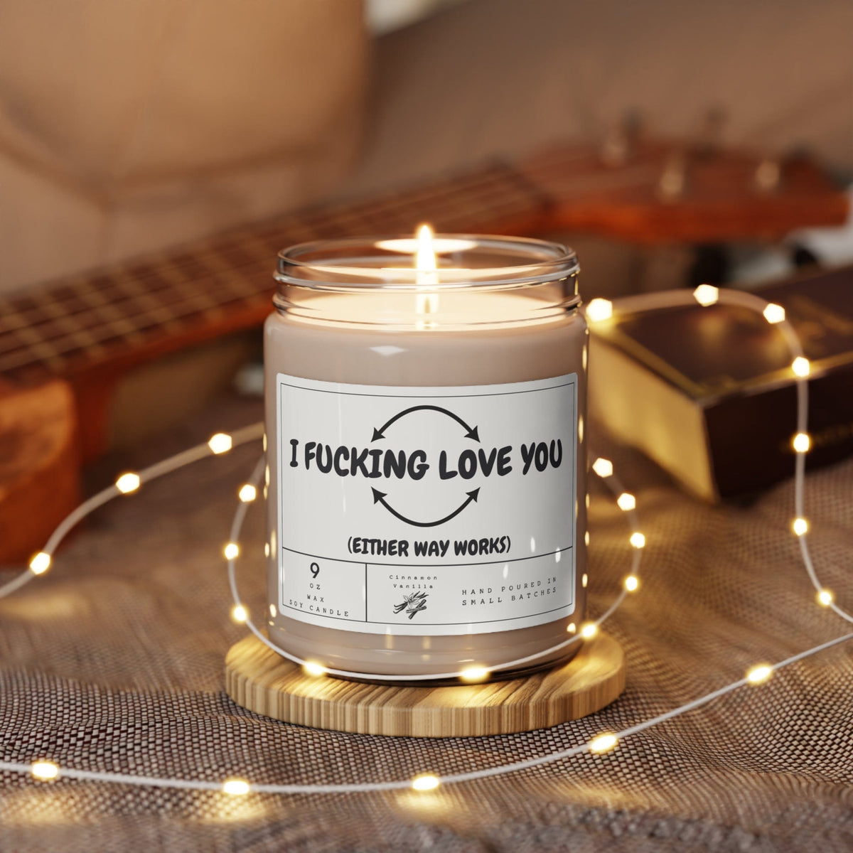 I LOVE YOU Scented Soy Candle, 9oz*