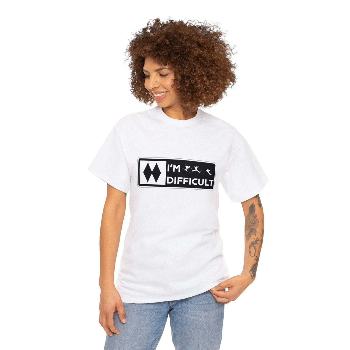 I"m Difficult Novelty Ski Tee