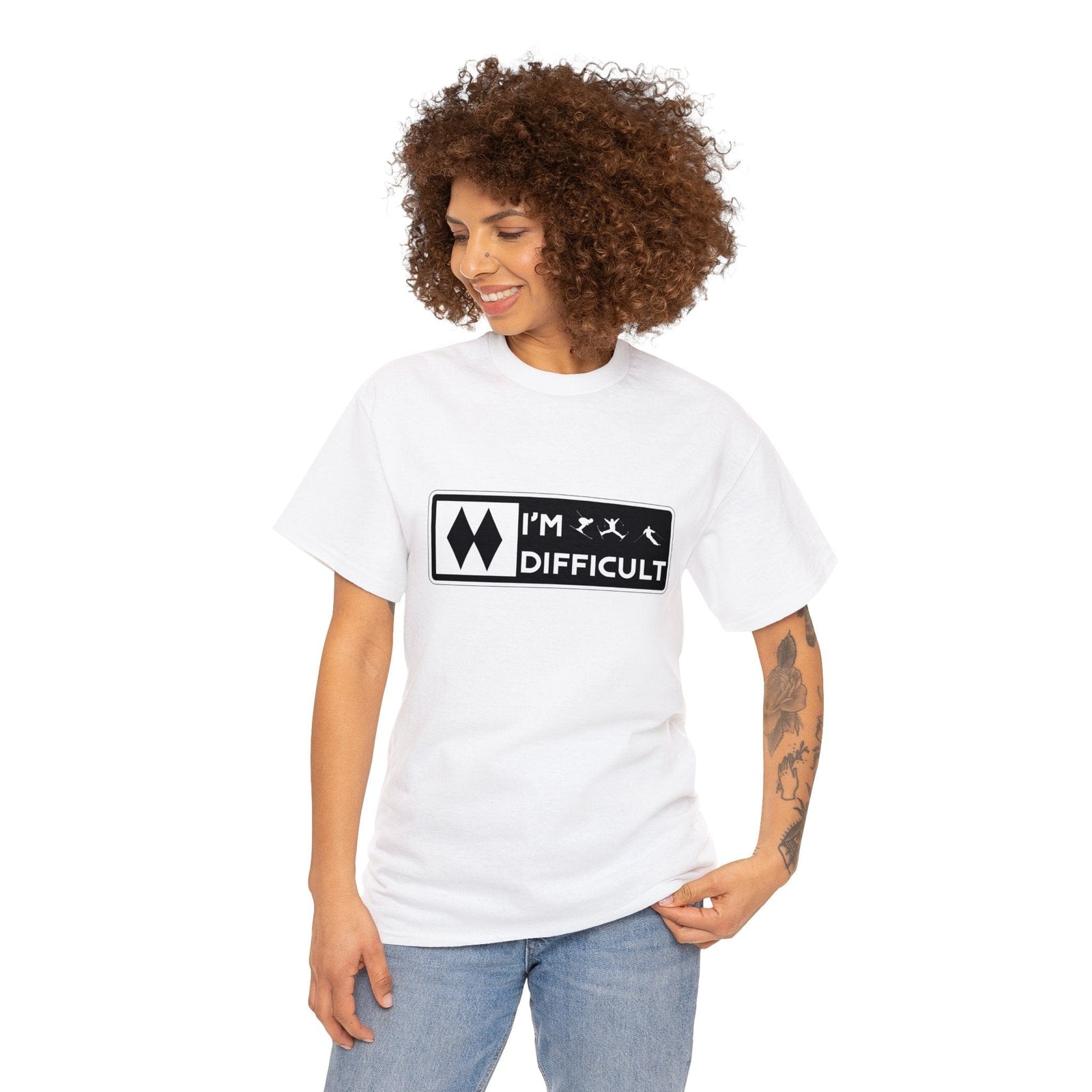 I"m Difficult Novelty Ski Tee
