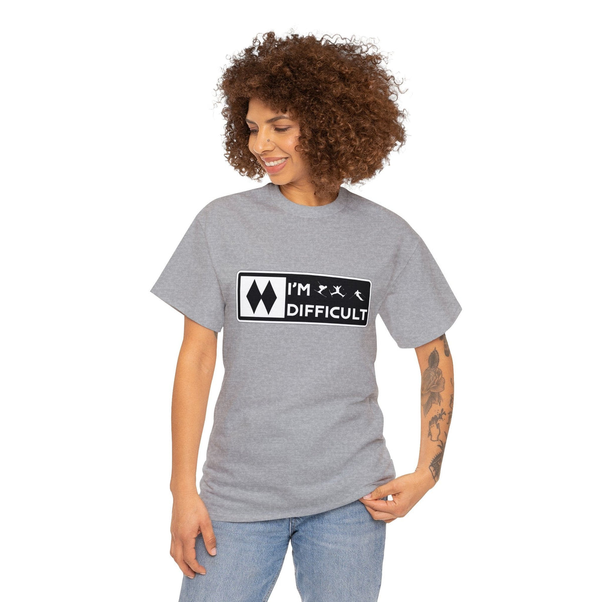 I"m Difficult Novelty Ski Tee