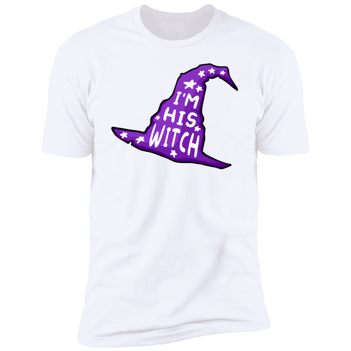 I'm Here Boo & I'm His Witch Halloween Couples Shirts