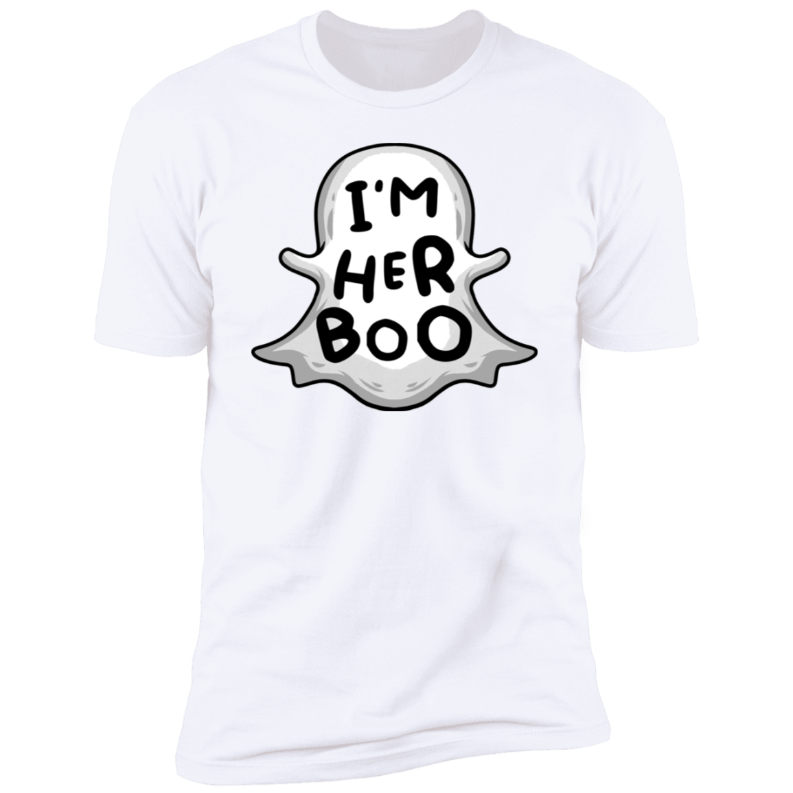 I'm Here Boo &amp; I'm His Witch Halloween Couples Shirts