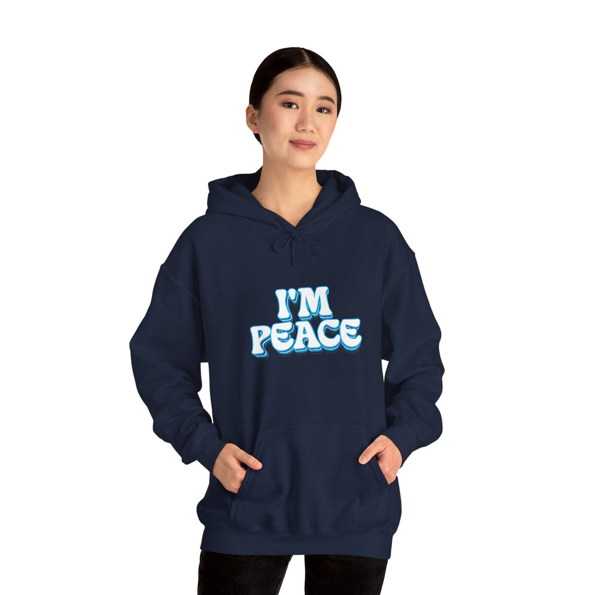 I'm Peace | Unisex Essential hoodie | Navy