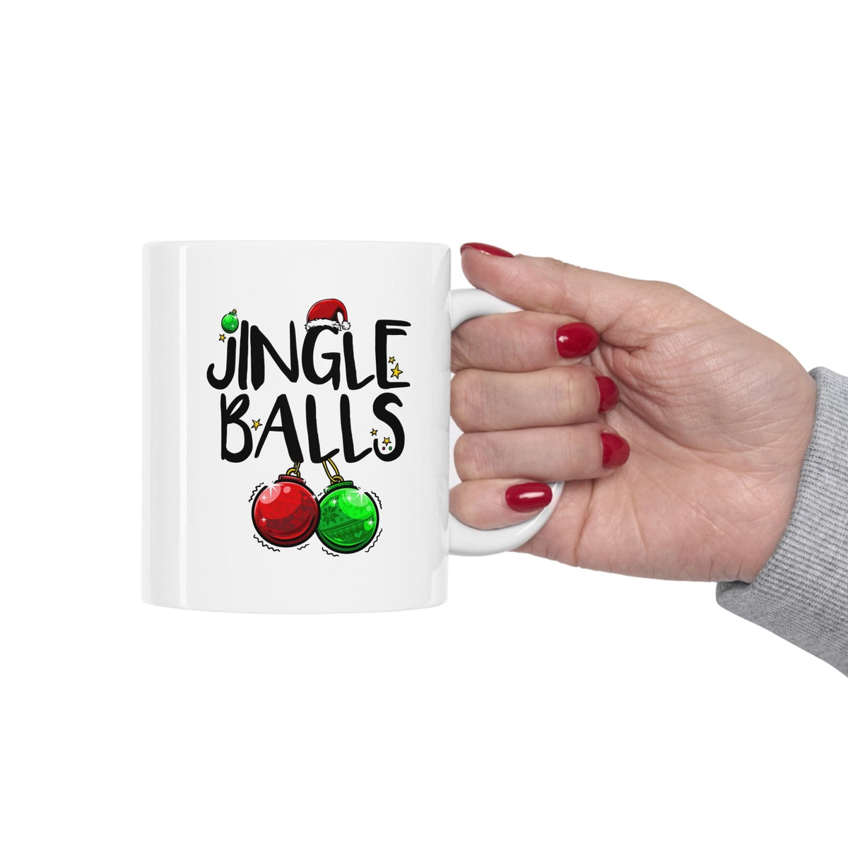 Jingle Balls Christmas Mug 11oz