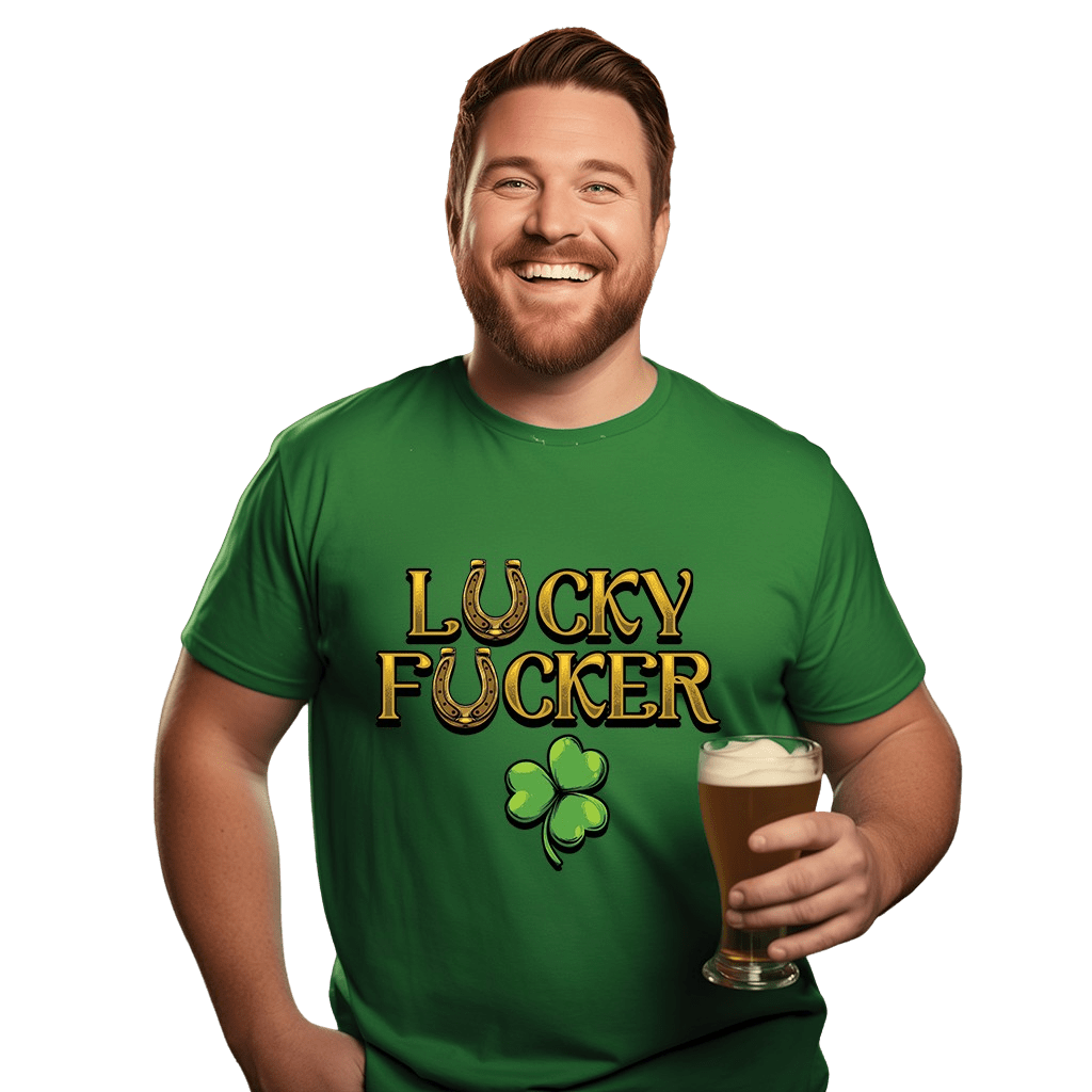 L℧cky &amp; L℧cky F℧ucker St Patrick's Day Drinking Tees Limited Edition