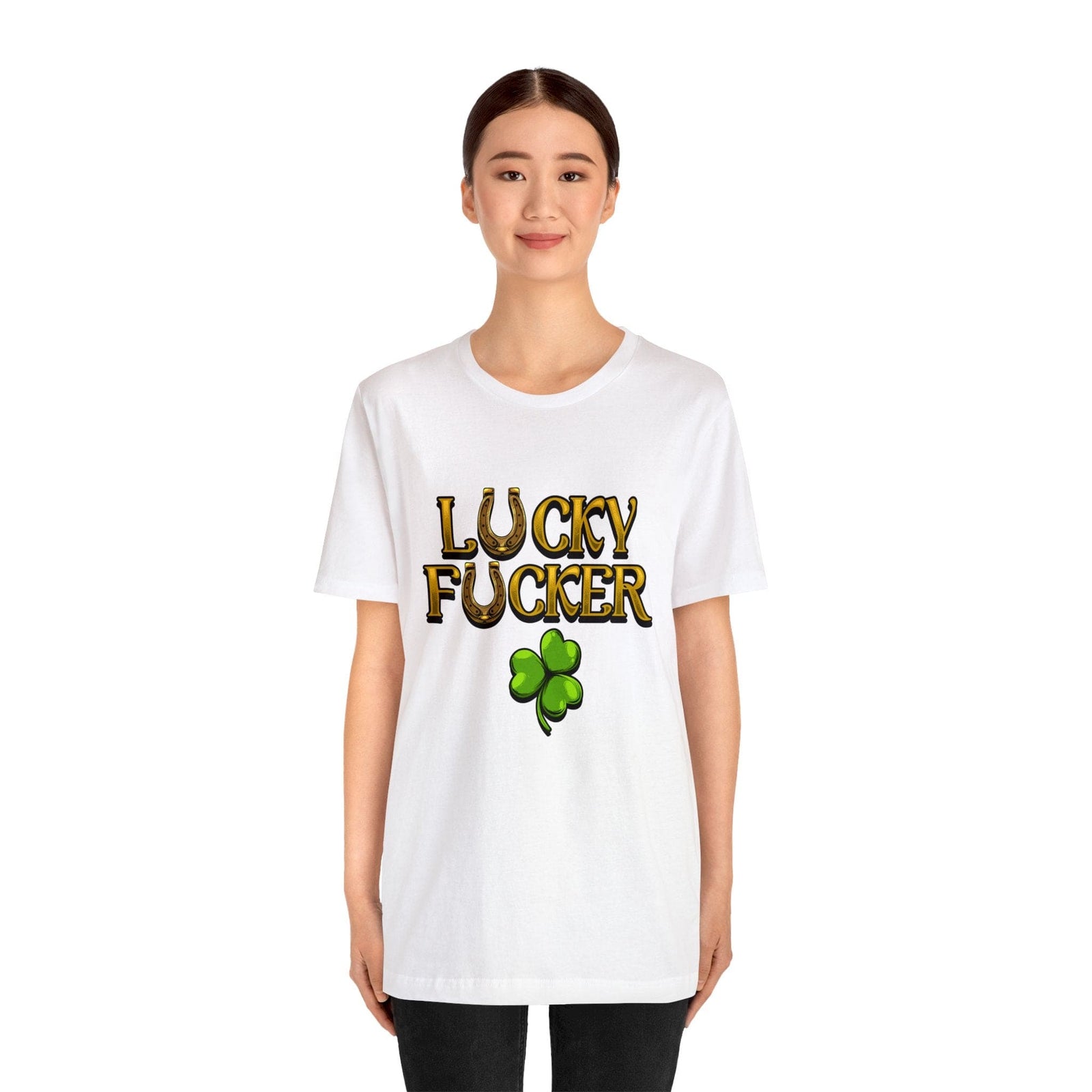 LUCKY F GOLD DELUXE TEE