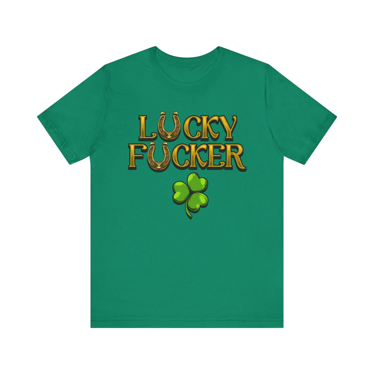 Lucky F | Green Deluxe St Patricks Day Tee