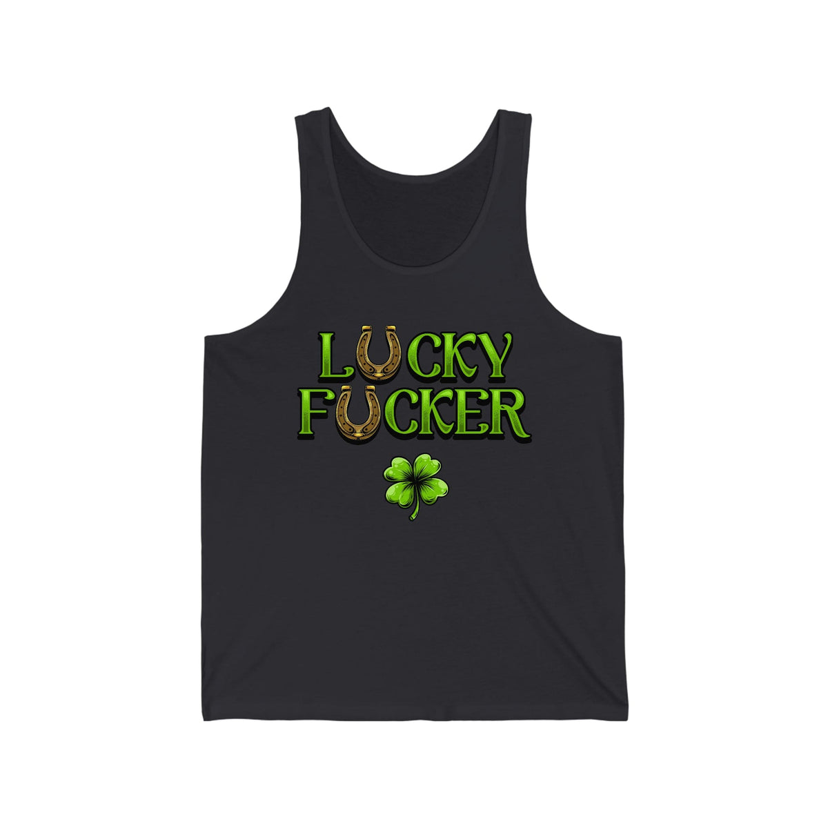 Lucky F Unisex Jersey Tank