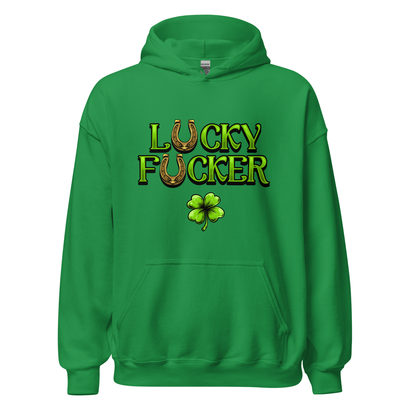Lucky & Lucky F*ucker St Patricks day Drinking Hoodies