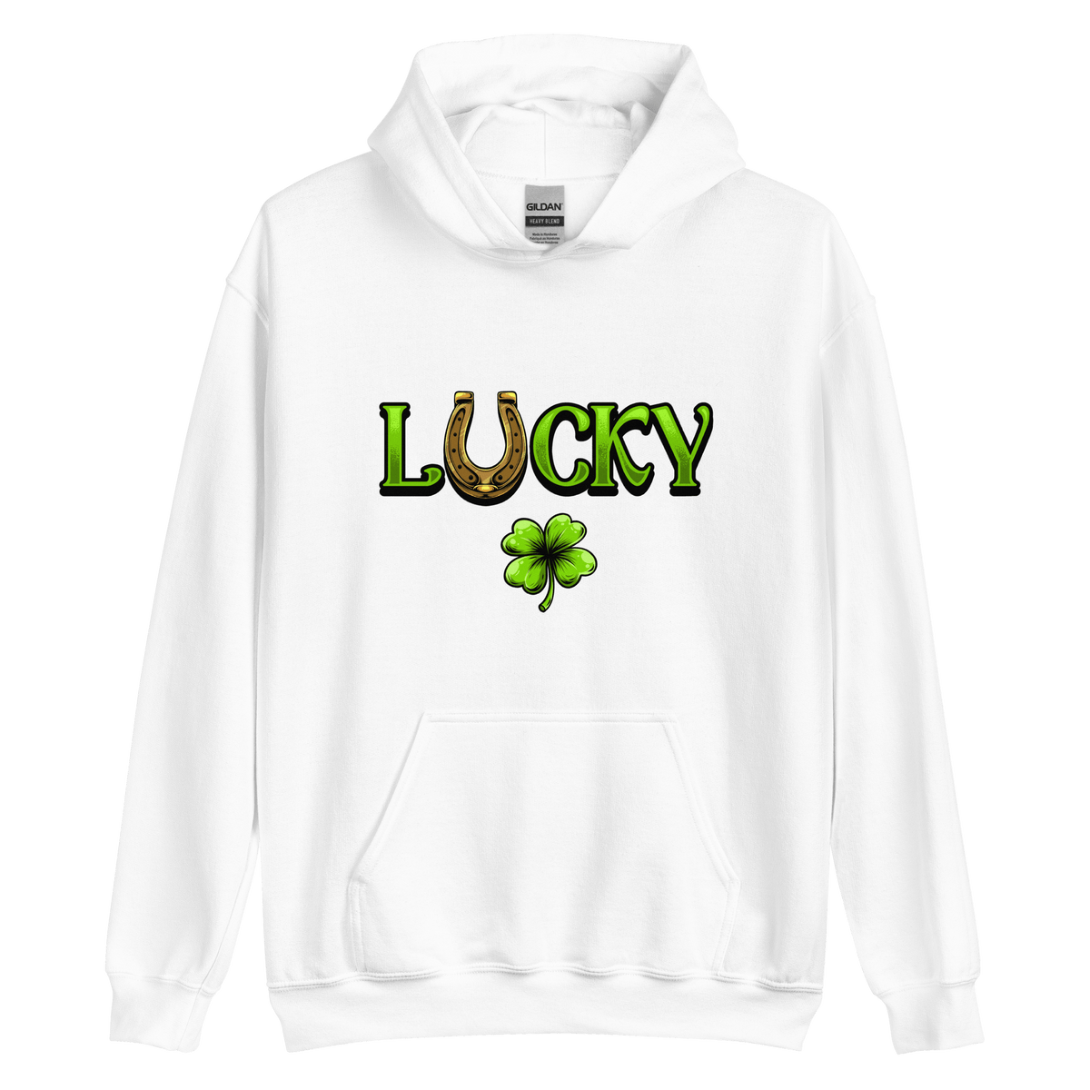 Lucky & lucky f*ucker st patricks day drinking hoodies