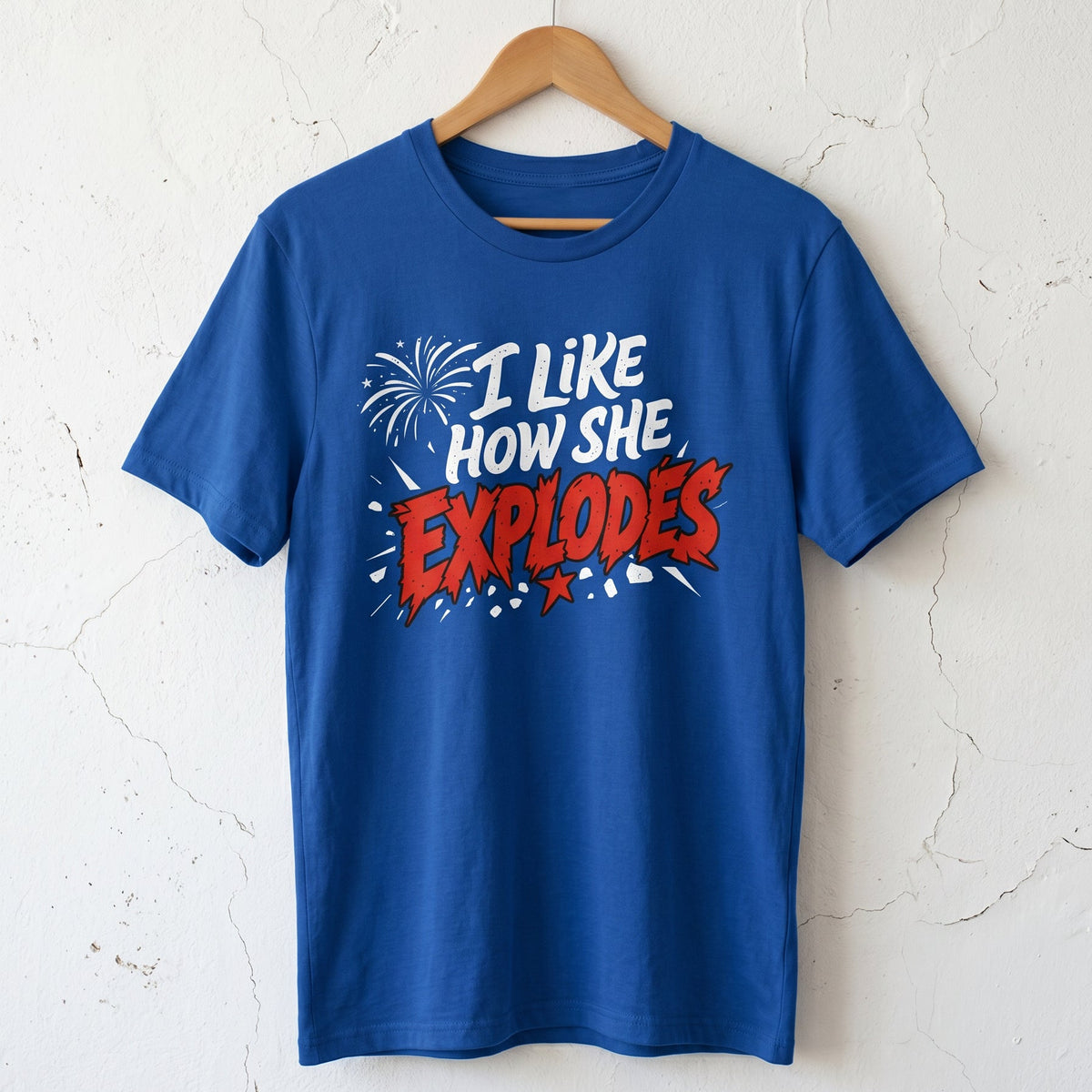 I Like How She Explodes Luxury T-Shirt