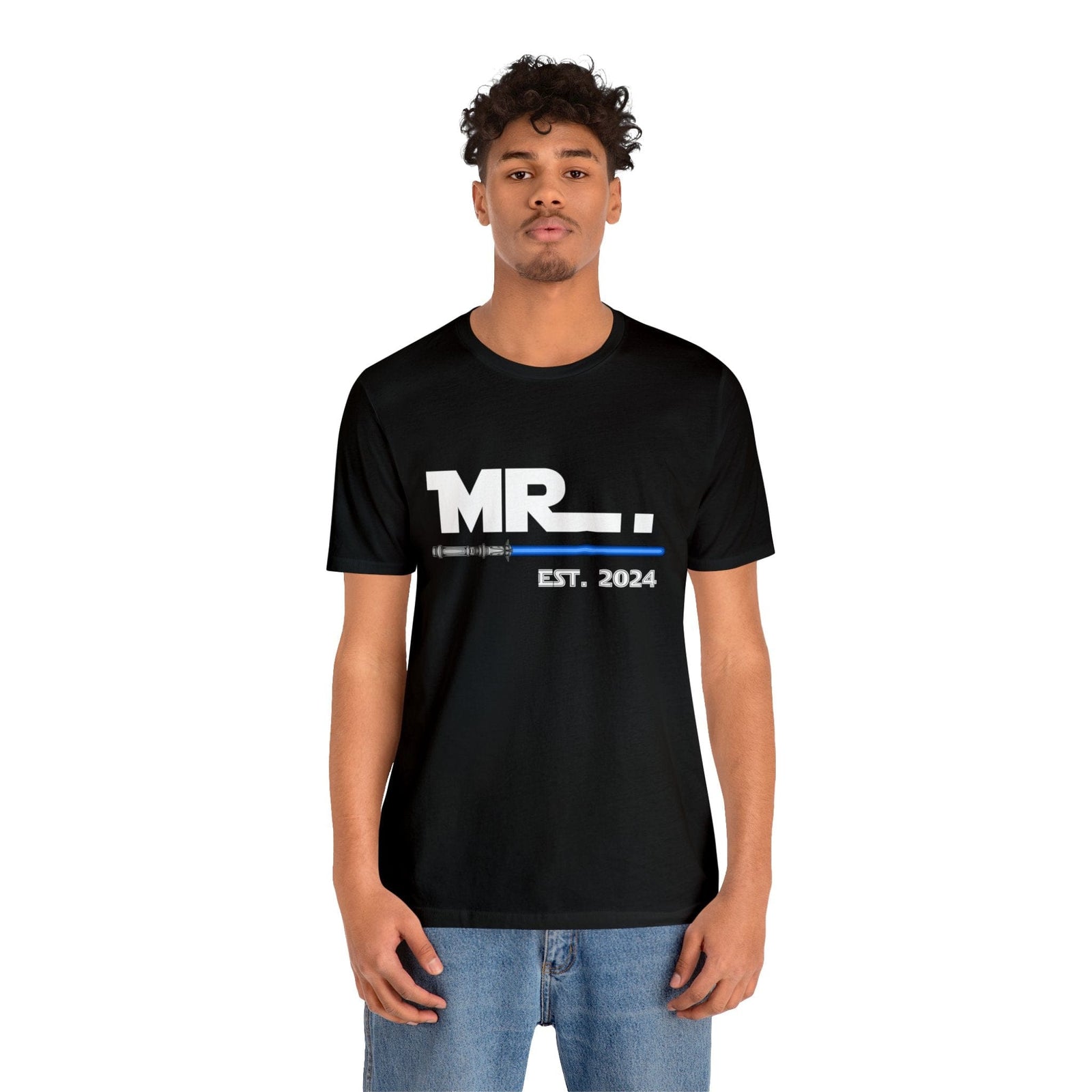 Mr Est. 2024 May The Force Be With Us Deluxe T-shirt