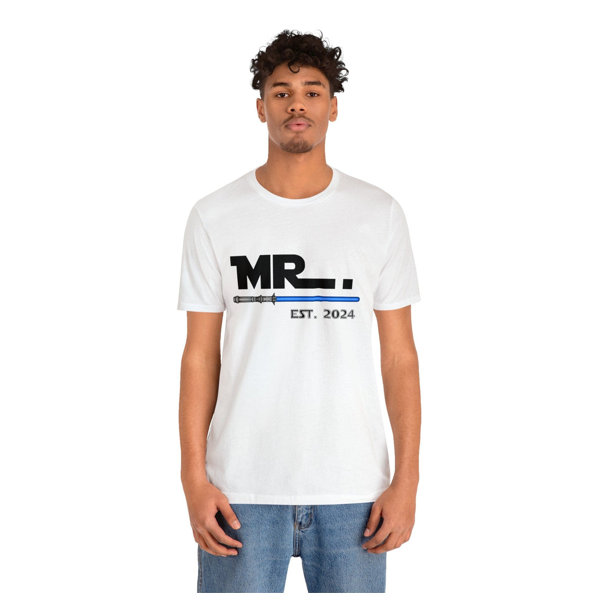 Mr Est. 2024 May The Force Be With Us Deluxe T-shirt