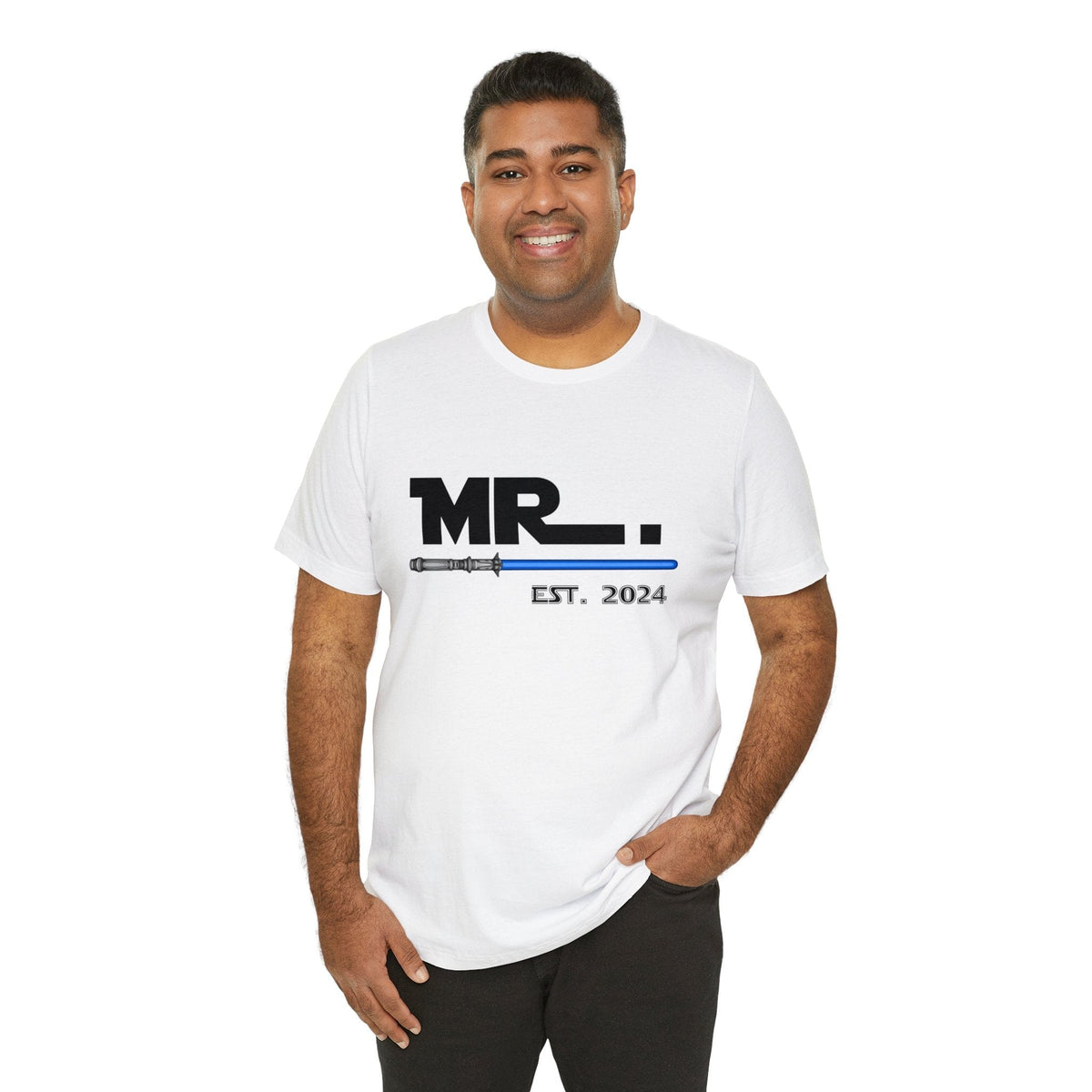 Mr Est. 2024 May The Force Be With Us Deluxe T-shirt